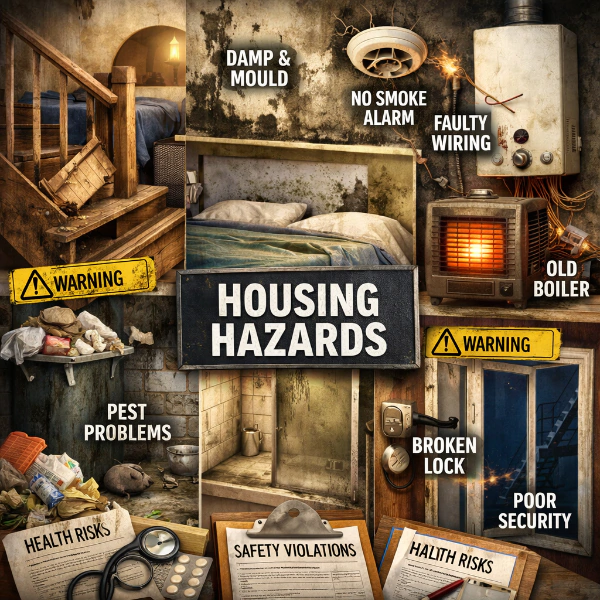 Student housing hazards in Huddersfield